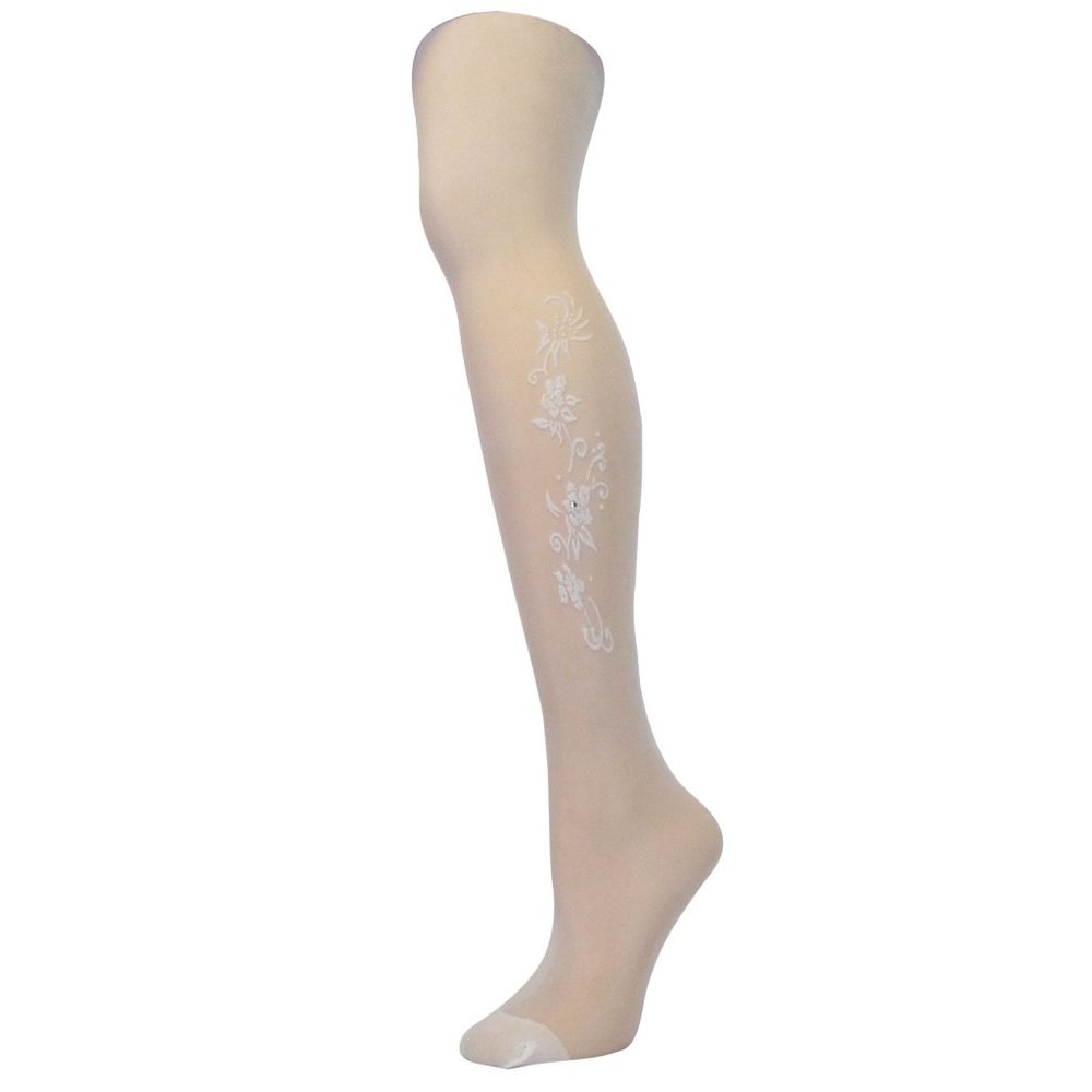Women's 6pc/pk Nylon Fashion Pantyhose Flock
